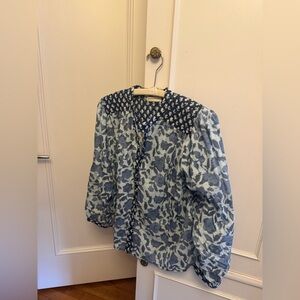 BLUE LAGOON MAISON HOTEL 100% COTTON BLOUSE?!?